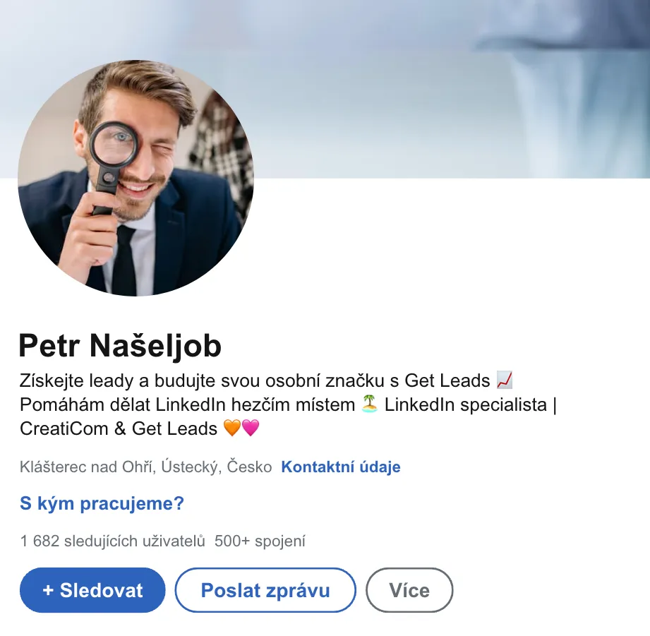 Screenshot of the Get Leads career page