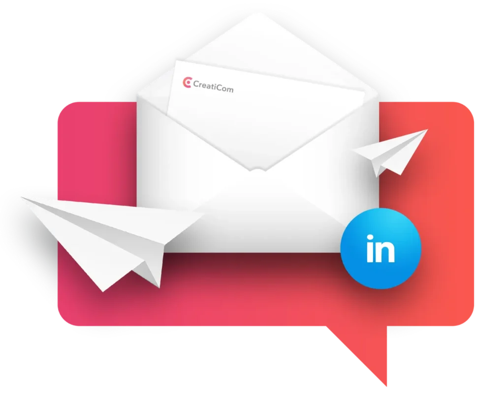 LinkedIn newsletter message - sample format