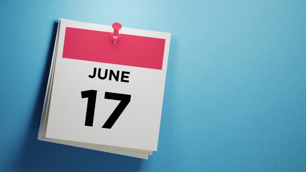 When to post on LinkedIn - calendar with time